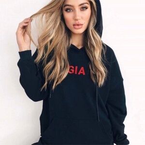 I AM GIA Black Hoodie XS